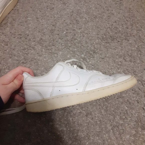Women's Size 8 Nike Court Vision White Low - Picture 8 of 16